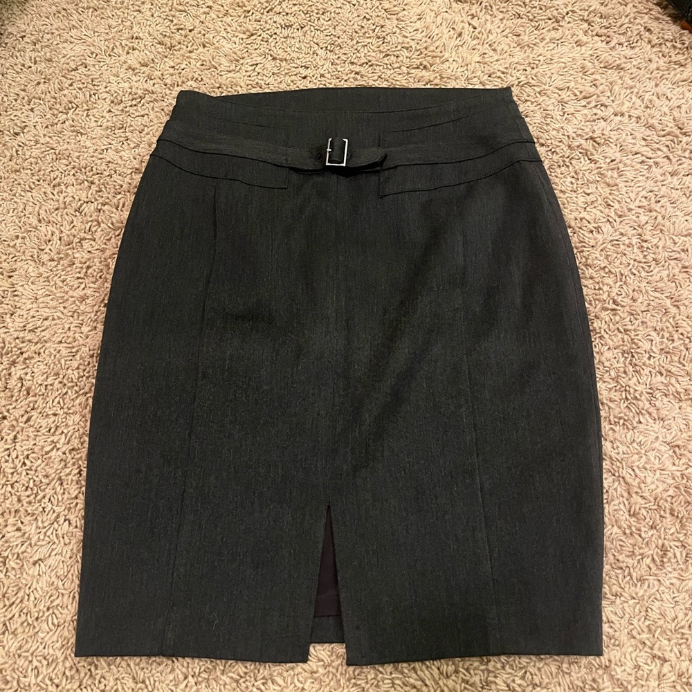 Express Charcoal Pencil Skirt